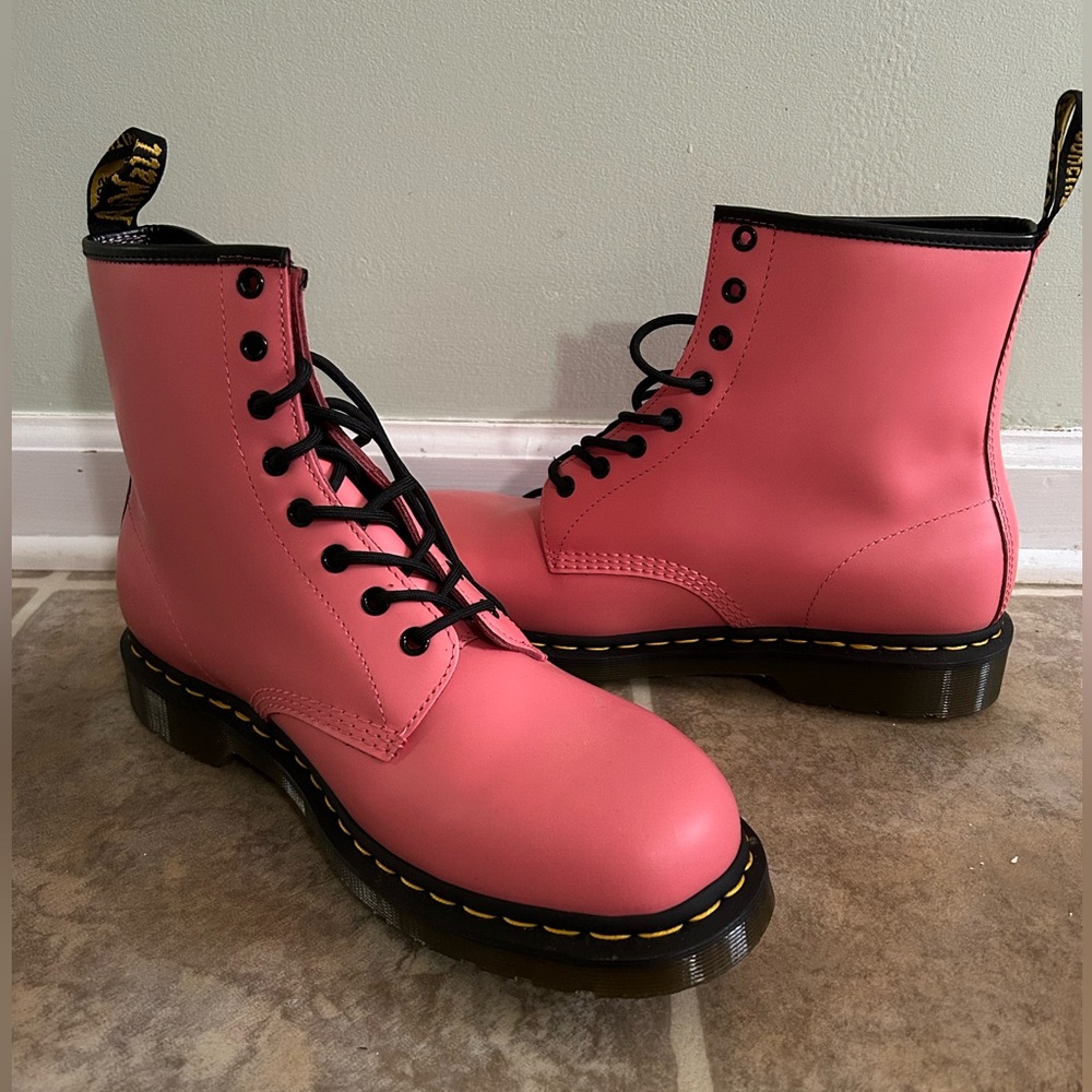Never worn before custom made dr martens